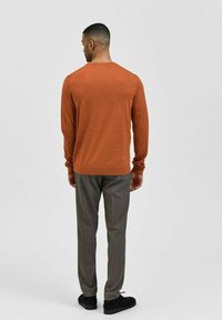 Selected Homme SLHTOWN MAX CREW NECK B NOOS - Maglione - bombay brown