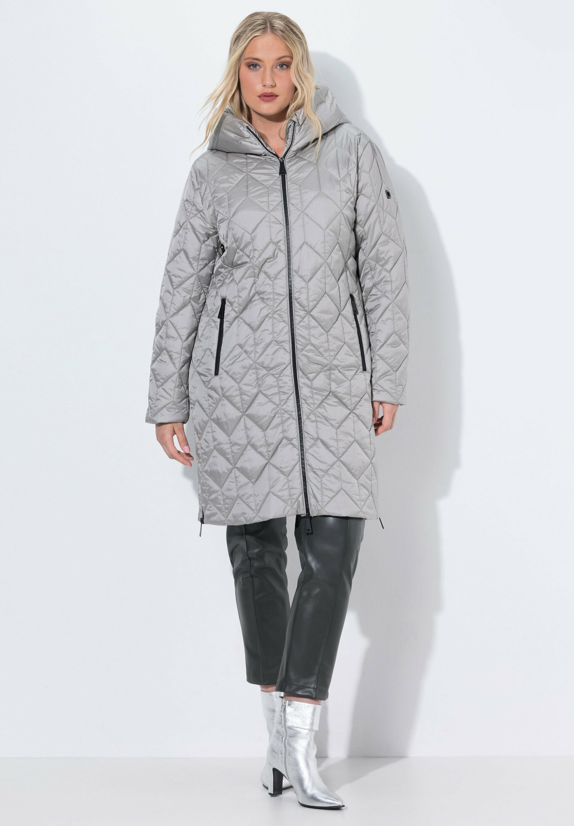 Ulla Popken Abrigo de invierno medium gray/gris