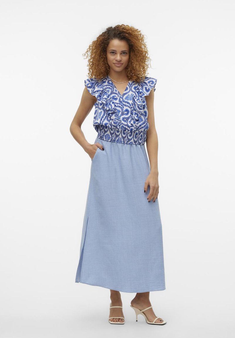 Vero Moda A-lijn rok blauw