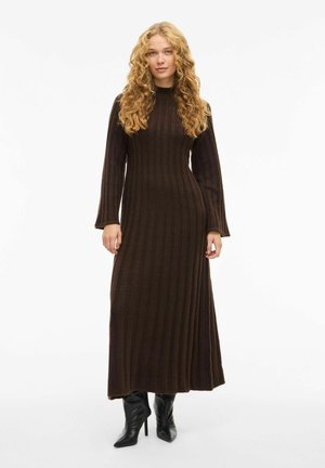 VICLEO - Gebreide jurk - coffee bean