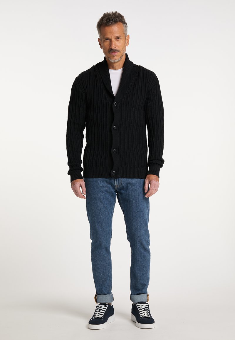 Herren Strickjacken | DreiMaster DREIMASTER ABREL Strickjacke schwarz - YU87970 Herren Strickjacken | DreiMaster DREIMASTER ABREL Strickjacke schwarz - YU87970