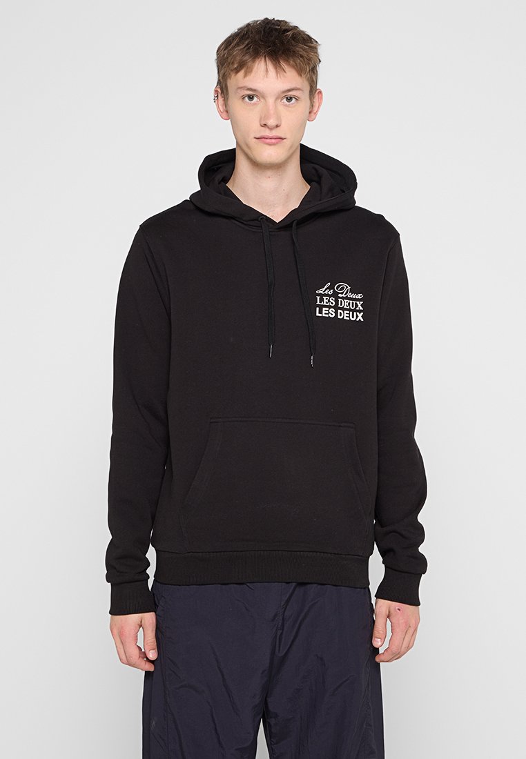 Les Deux Hoodie zwart Les Deux Hoodie zwart