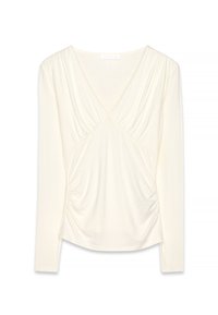 V-NECK  - Ilgarankovis viršutinės dalies drabužis - white