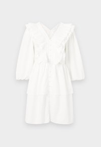 YAS YASRUNA RUFFLE DRESS - Jurk - star white/wit - Zalando.nl