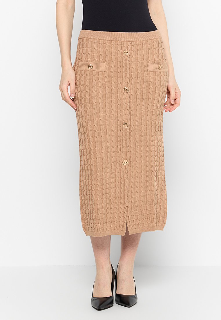 TWINSET Maxirok bruin