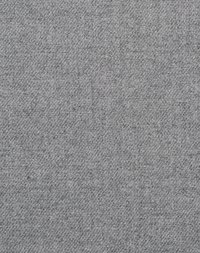 Grau Stoff mit einer strukturierten Oberfläche, die ein gewebtes Muster aufweist. Das Material wirkt weich mit einem subtilen Glanz und einer gleichmäßigen Farbe.