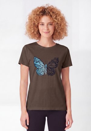 watapparel, T-Shirt print - mocha