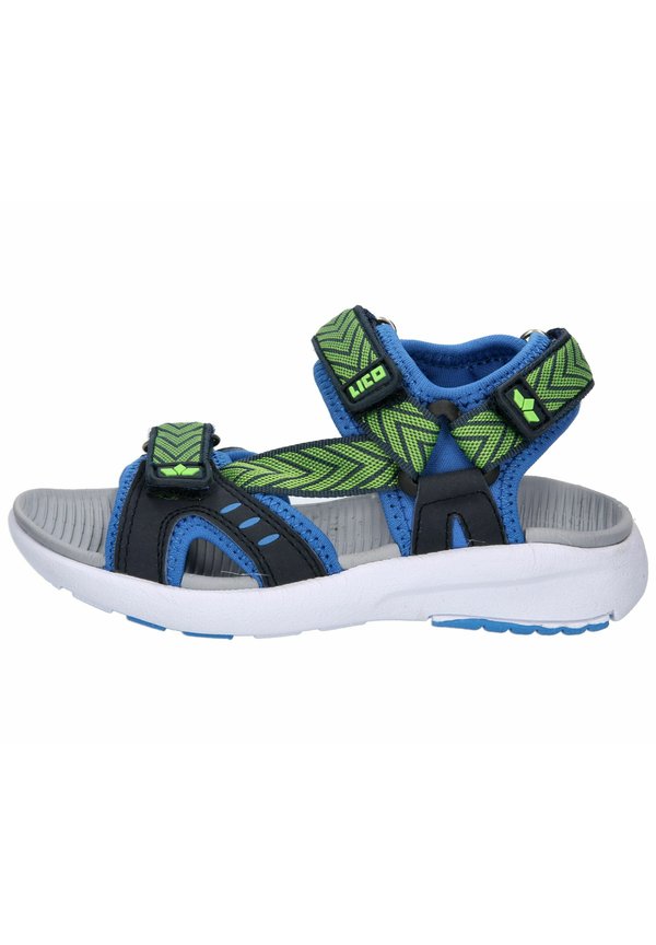 SAMI V - Trekkingsandale - blau lemon