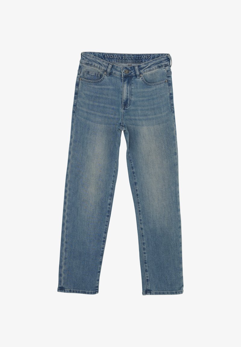 Indian Blue jeans WIDE niebieski denim
