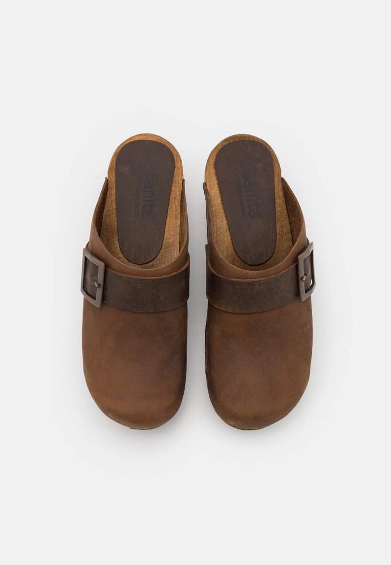 Zoccoli Aperti Sanita Urban In Pelle - Made In EU, Suola In Legno O PU, Design Comodo E Anatomico - Foto 9