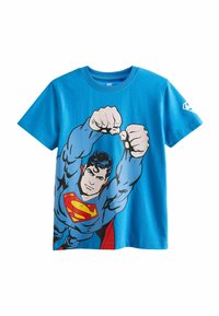 Next - LICENSED SUPERMAN - T-shirts print - blue Miniaturebillede 1