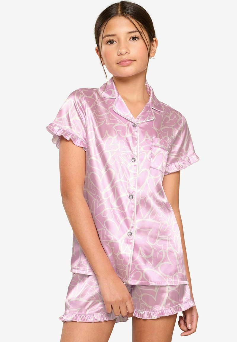 Lipsy REGULAR FIT SET - Pyžamová súprava - lilac purple white