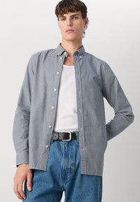Tommy Hilfiger MICRO GINGHAM SHIRT - Shirt - carbon navy/optic white