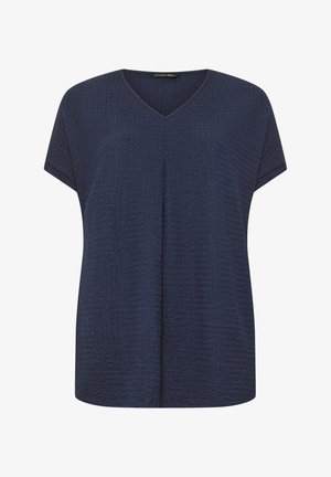 Evans, PLUS SIZE SHORT SLEEVE TOPS - Bluse - navy