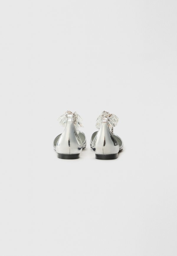 CRYSTLED - Ballet pumps - silver4