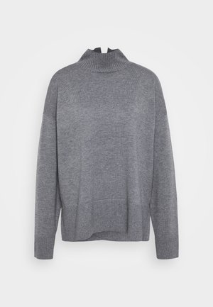 ONLY Tall ONLCOCO LIFE HIGH NECK - Maglione - medium grey melange