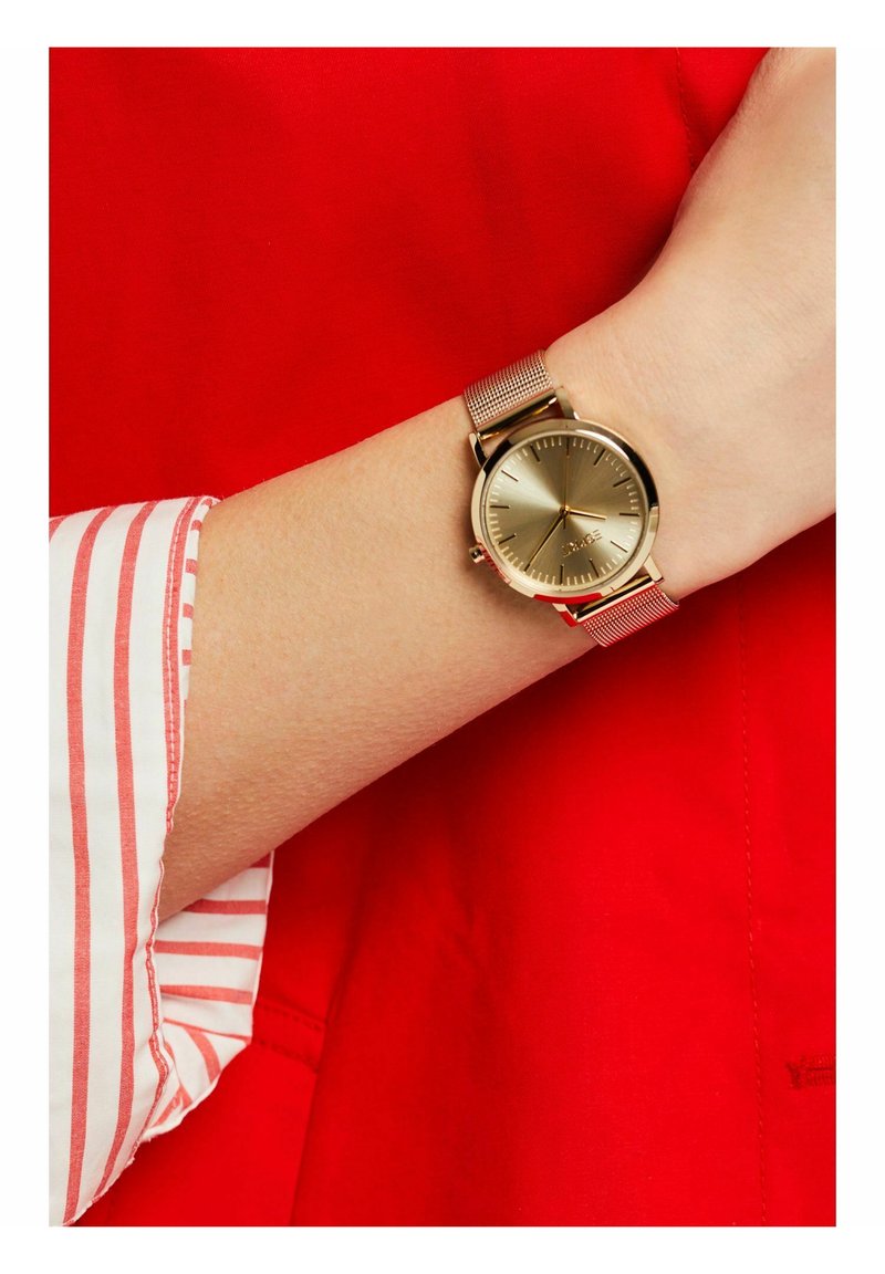 Esprit MIT MILANAISE AUS  - Uhr - gold coloured
