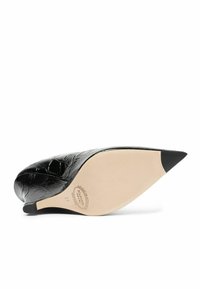 Scarosso MARTA  - Visoke pete - black  croco printed calf