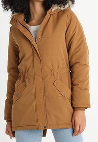 JDY Parkas - dark brown