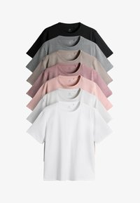 Geselecteerd, black brown taupe pink light pink cream white