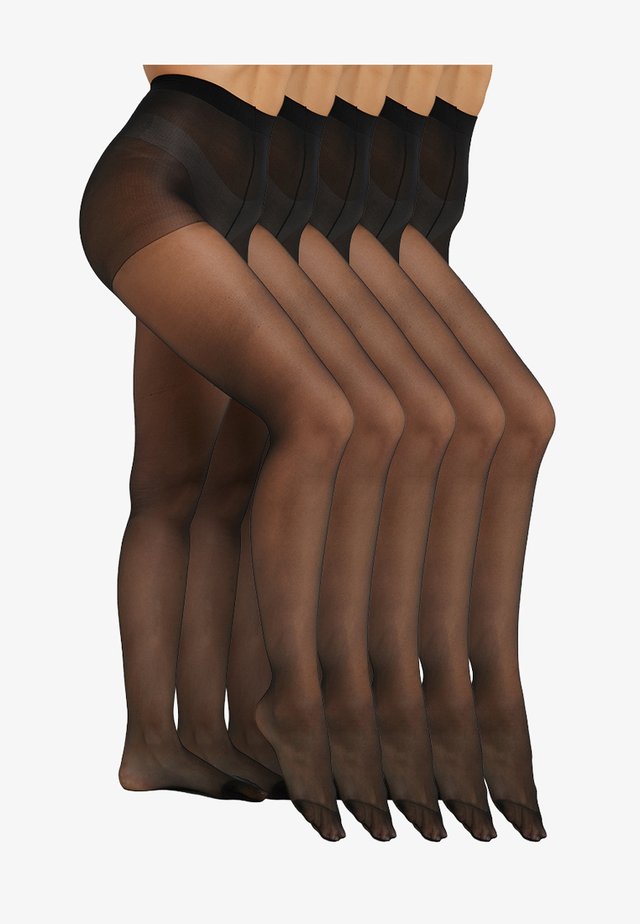 5 PACK - Strumpfhose - black