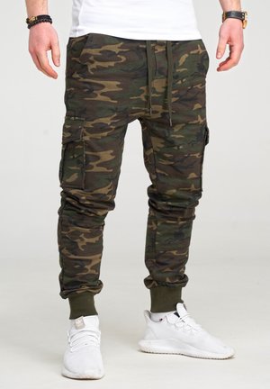 MPVERMONT - Cargo trousers - camouflage khaki