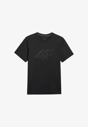 4F, TSHIRT M3342 - T-shirt imprimé - black
