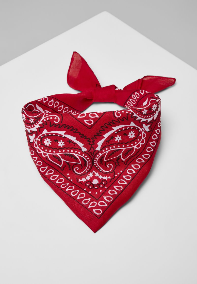 Urban Classics - BANDANA - Halsdoek - red, Vergroten