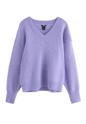 V NECK - Maglione - lilac