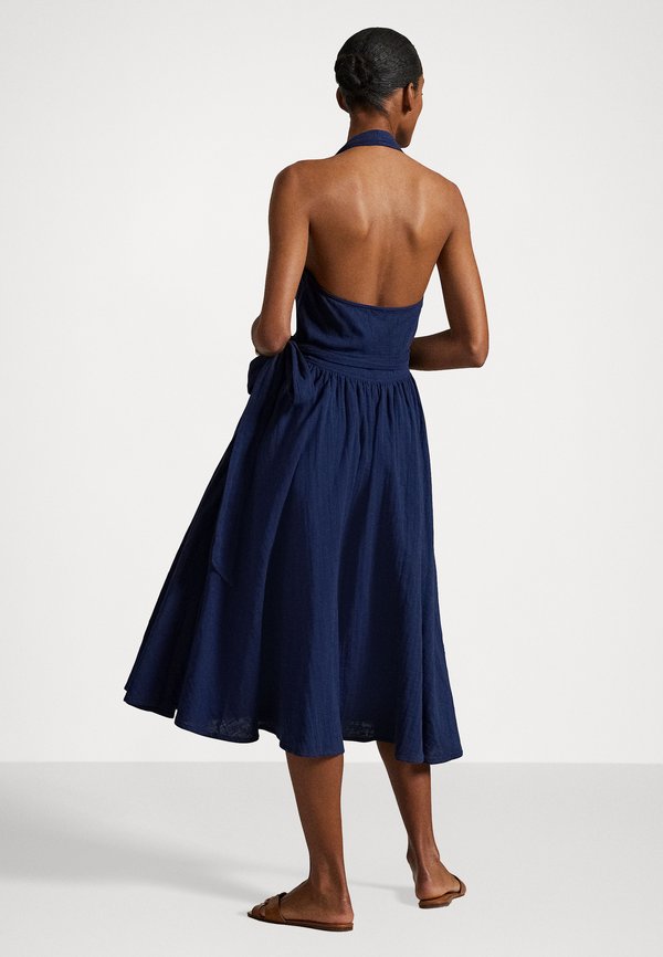 COTTON HALTER WRAP DRESS - Day dress3