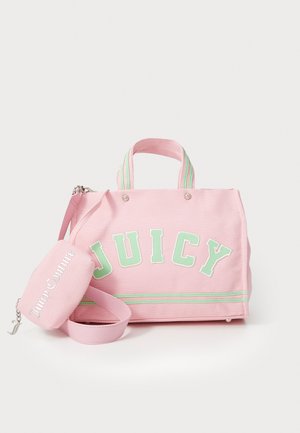 Juicy Couture IRIS PATCH MEDIUM SHOPPING - Handtas - pink/summer green