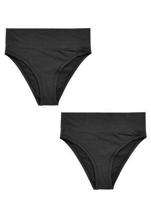 Next, HIGH RISE HIGH LEG FIT - ULTIMATE COMFORT KNICKERS 2 PACK - Aluspüksid - black