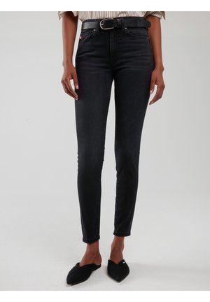 MELINDA HIGH WAIST - Karcsúsított farmerek - grau