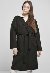 Urban Classics - DAMEN OVERSIZED - Trenčkot - black Miniaturna slika 1