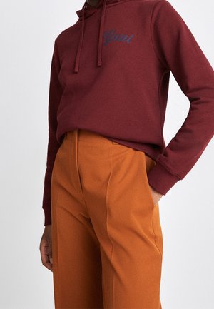 Sweat à capuche - bordeaux