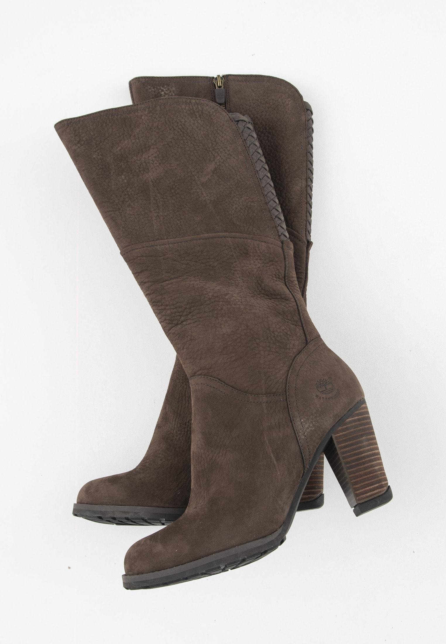 Timberland Laarzen met hoge hak - brown/Bruin - Zalando.nl