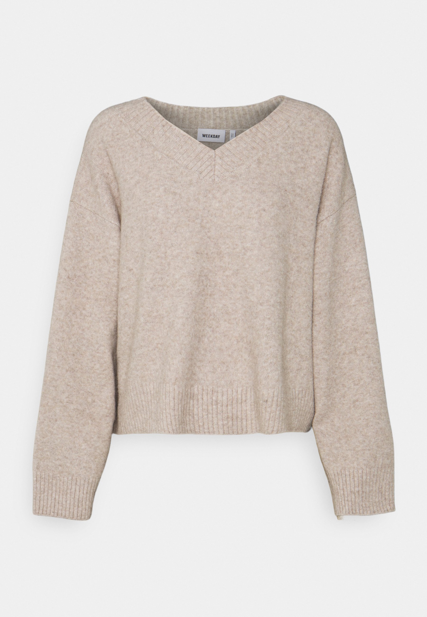 Weekday ERGO - Jumper - beige melange 