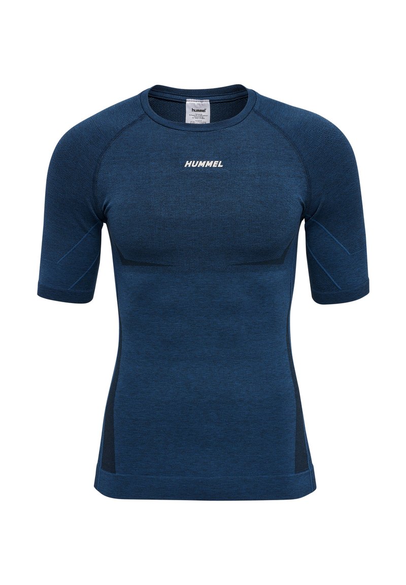 Hummel T-shirt print blauw