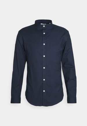 SLIM FIT OXFORD MANDERIN SUPERFLEX - Shirt - navy