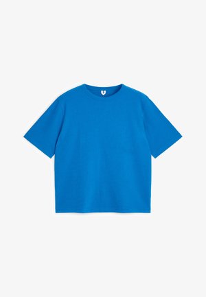 ARKET, ARKET RELAXED BOUCLÉ T-SHIRT - T-Shirt basic - bright blue