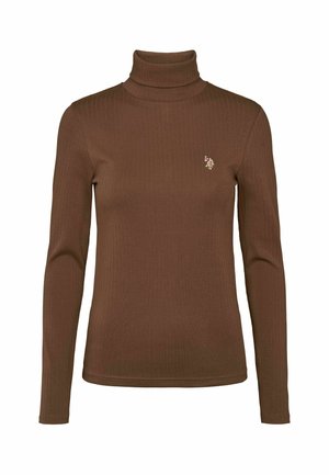 U.S. Polo Assn., KARLA  - Top s dlhým rukávom - chestnut