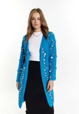 Strickjacke - blau
