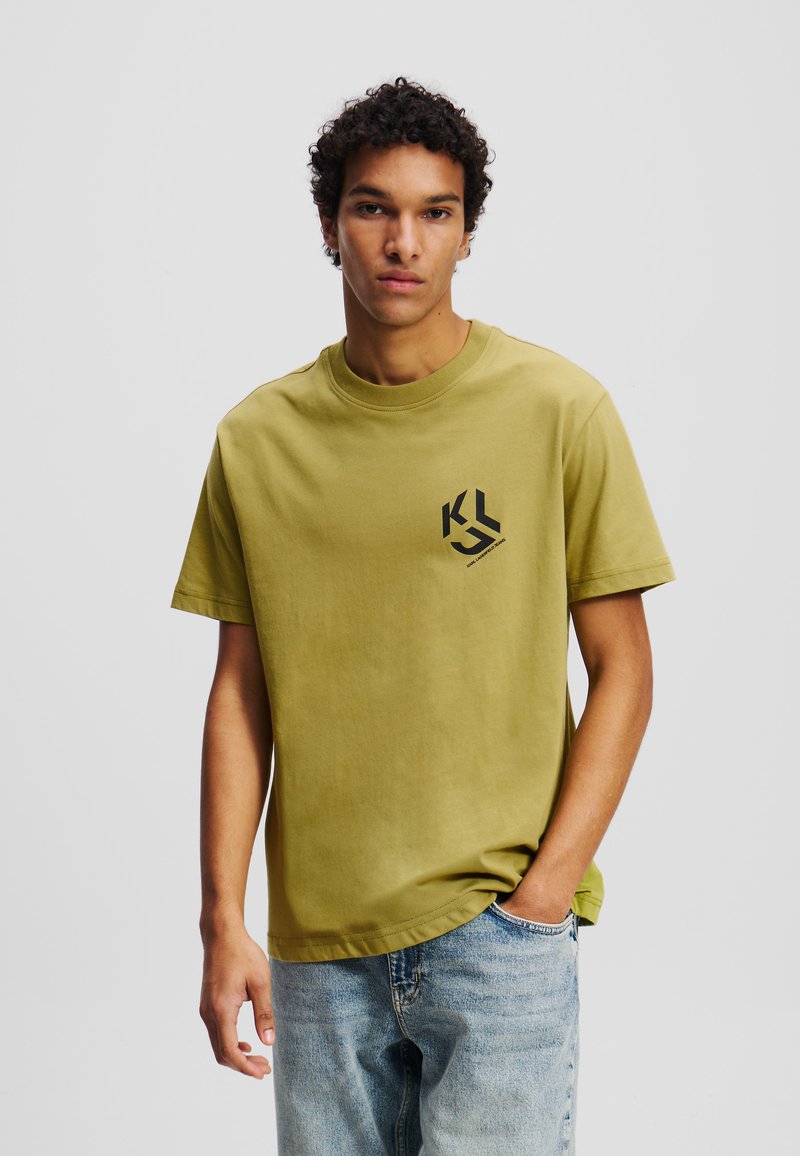 Karl Lagerfeld Jeans - MONOGRAM - Camiseta estampada - green olive, Ampliar