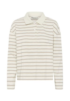 My Essential Wardrobe ANNAMW - Polo shirt - snow white striped
