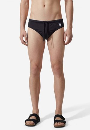 Marcelo Burlon, COUNTY OF MILAN COSTUME DA BAGNO - Shorts da mare - nero oro