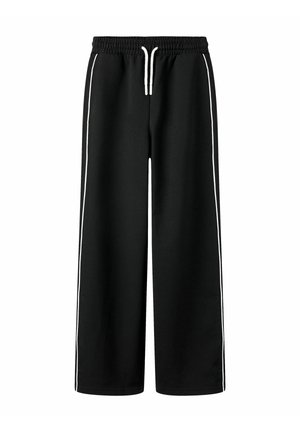 JOGGING WIDE - Pantalones - black