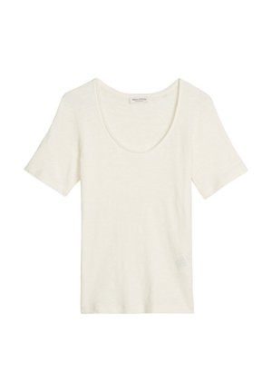 Marc O'Polo, T-SHIRT, SHORT SLEEVE, ROUND NECK - T-Shirt basic - white cotton