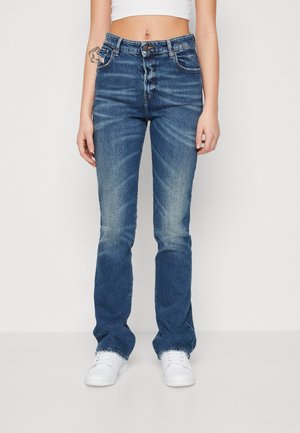 Flared jeans - blue denim