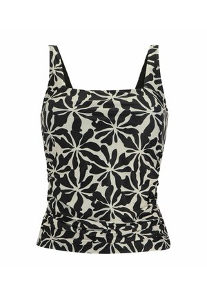 Regatta, REGATTA LORIA TUMMY CONTROL TANKINI TOP BIKINI TOPS - Bikini pezzo sopra - abstract floral