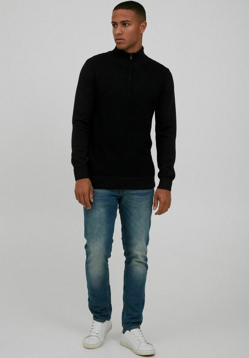 Herren Strickjacken | INDICODE JEANS IDRICHARD Strickpullover charcoal mix/grau-meliert - JP43845 Herren Strickjacken | INDICODE JEANS IDRICHARD Strickpullover charcoal mix/grau-meliert - JP43845